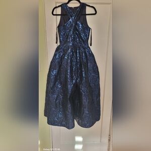 Shoshanna Elegant Blue Long Dress Size 4 On Excellent Condition